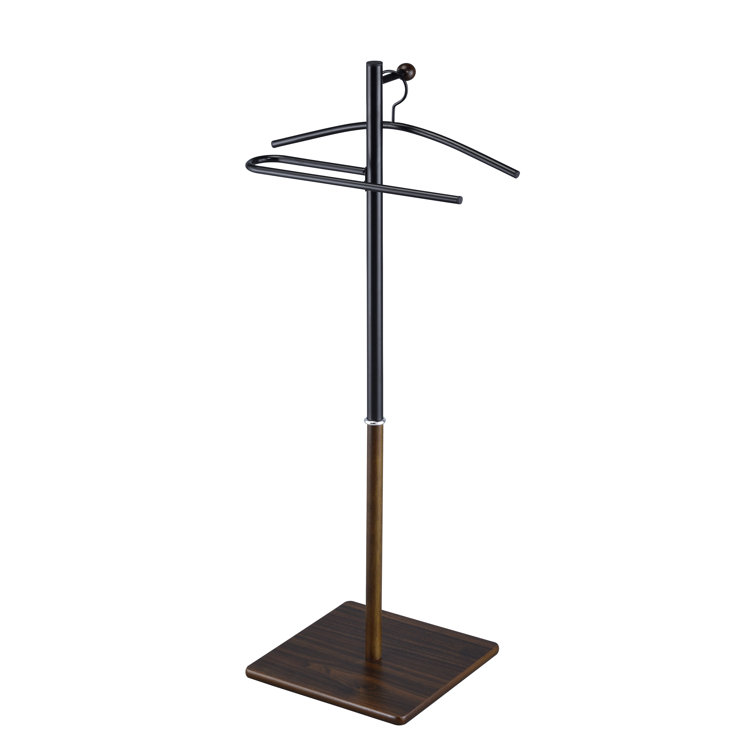 Zake Metal Freestanding Valet Stand